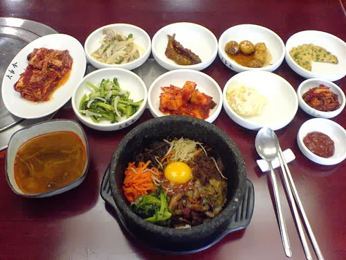 Korean-food,korean-traditional-food-table,korean-bbq