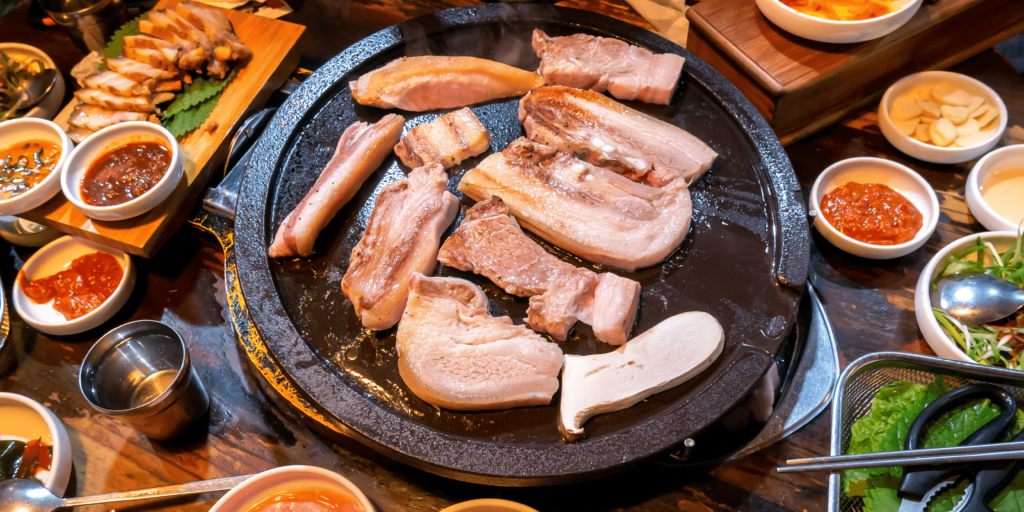 Samgyeopsal-gui,Samgyeopsal-삼겹살,Samgyeopsal-Recipe,grilled-pork-belly-recipe,korean-food-near-me,korean-food-must-try